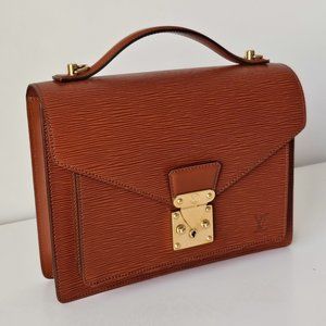 100% Authentic Louis Vuitton Epi Monceau Leather Handbag , USA
